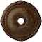 Ekena Millwork Heaton Ceiling Medallion (Canopies up to 6 1/2"), 27 1/2"OD x 3 7/8"ID x 2 1/4"P, Root Beer Crackle CM27HERBC - alternate 1